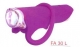 ART.FA 30 L Fanale in silicone lilla ALIEN  anteriore con 1 super led bianco(batt.incl.)